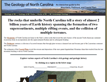Tablet Screenshot of ncgeology.com